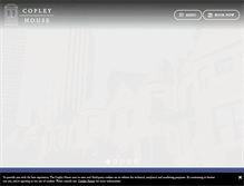 Tablet Screenshot of copleyhouse.com